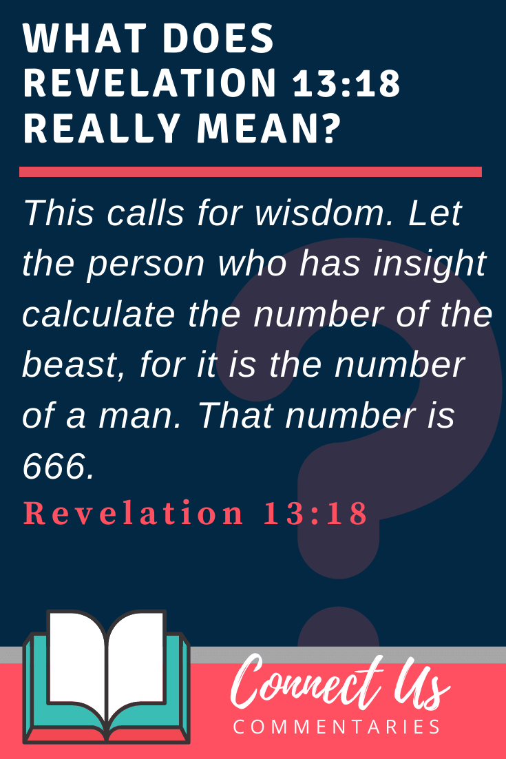 Revelation 13:18 Meaning and Commentary