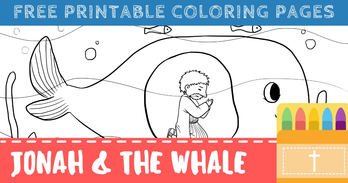 Jonah and the Whale Coloring Pages