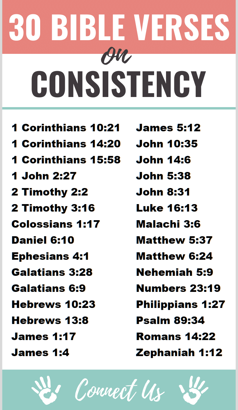 Bible Verses on Consistency