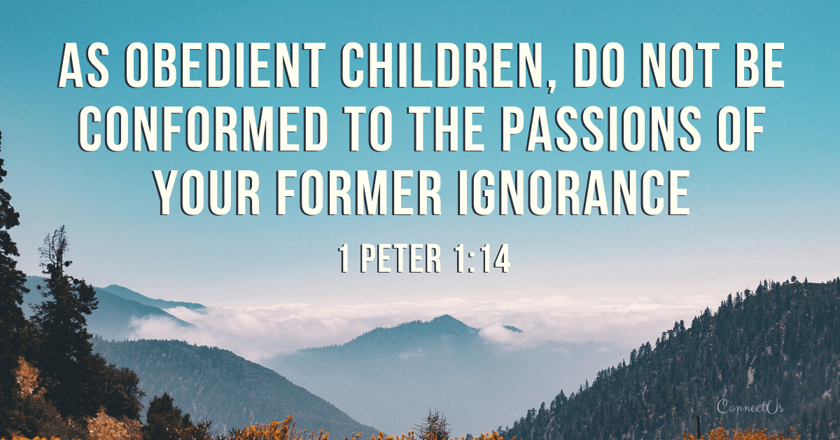 1 Peter 1:14