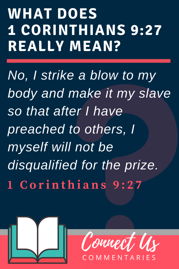 1 Corinthians 9:27 Meaning